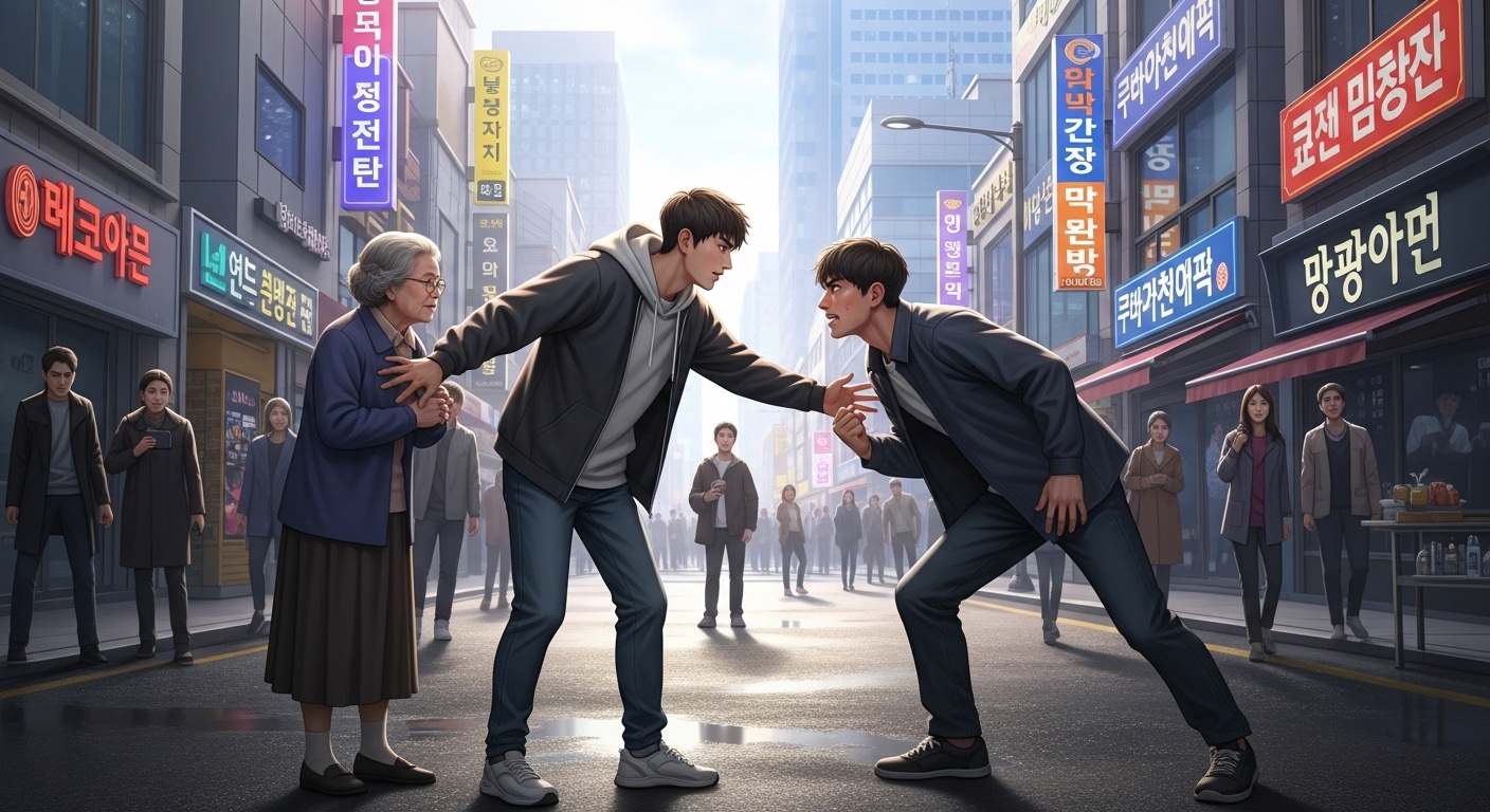 폭행사건, 형법21조