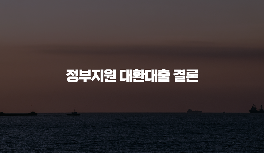 정부지원 대환대출 결론