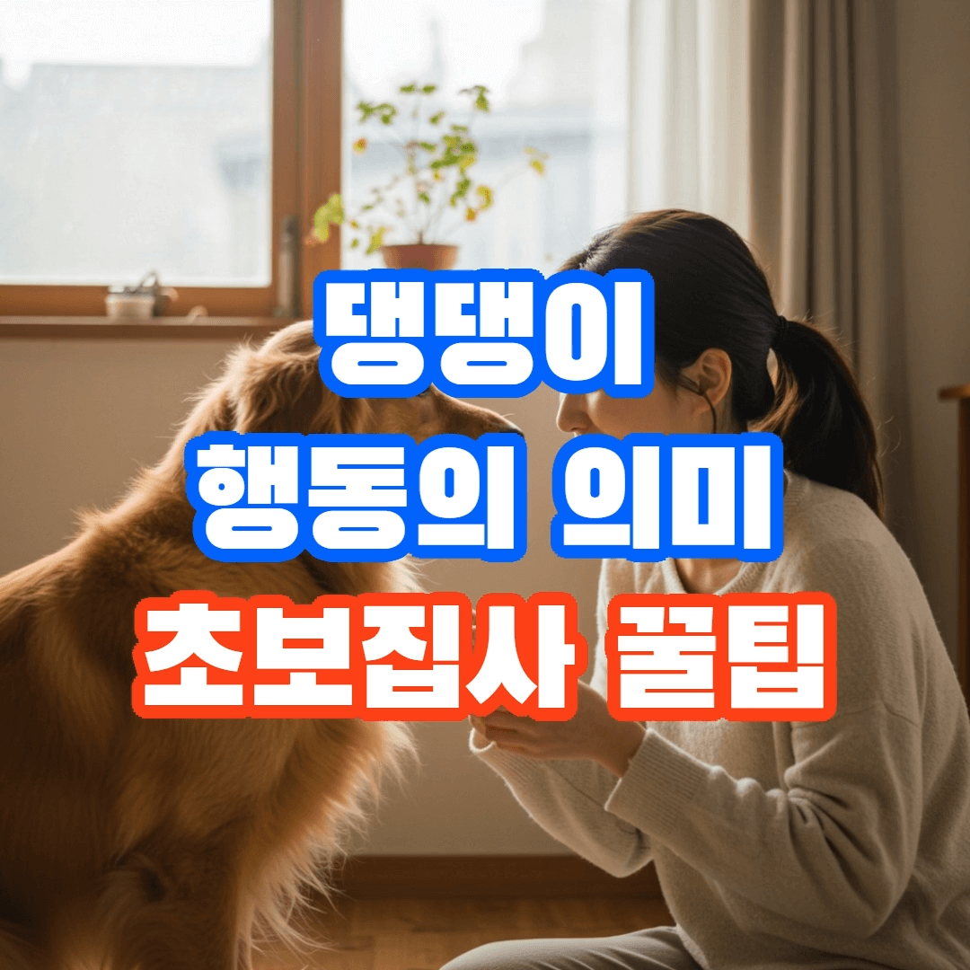 반려견 행동의 의미, 초보 주인이 알아야 할 필독 가이드 🐕