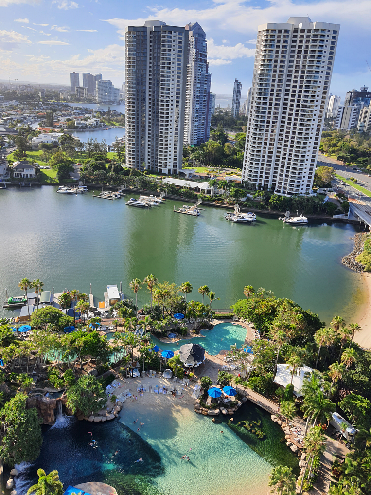 테라스 왼쪽 풍경