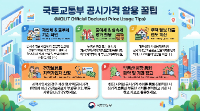 국토교통부 공시가격 활용 꿀팁