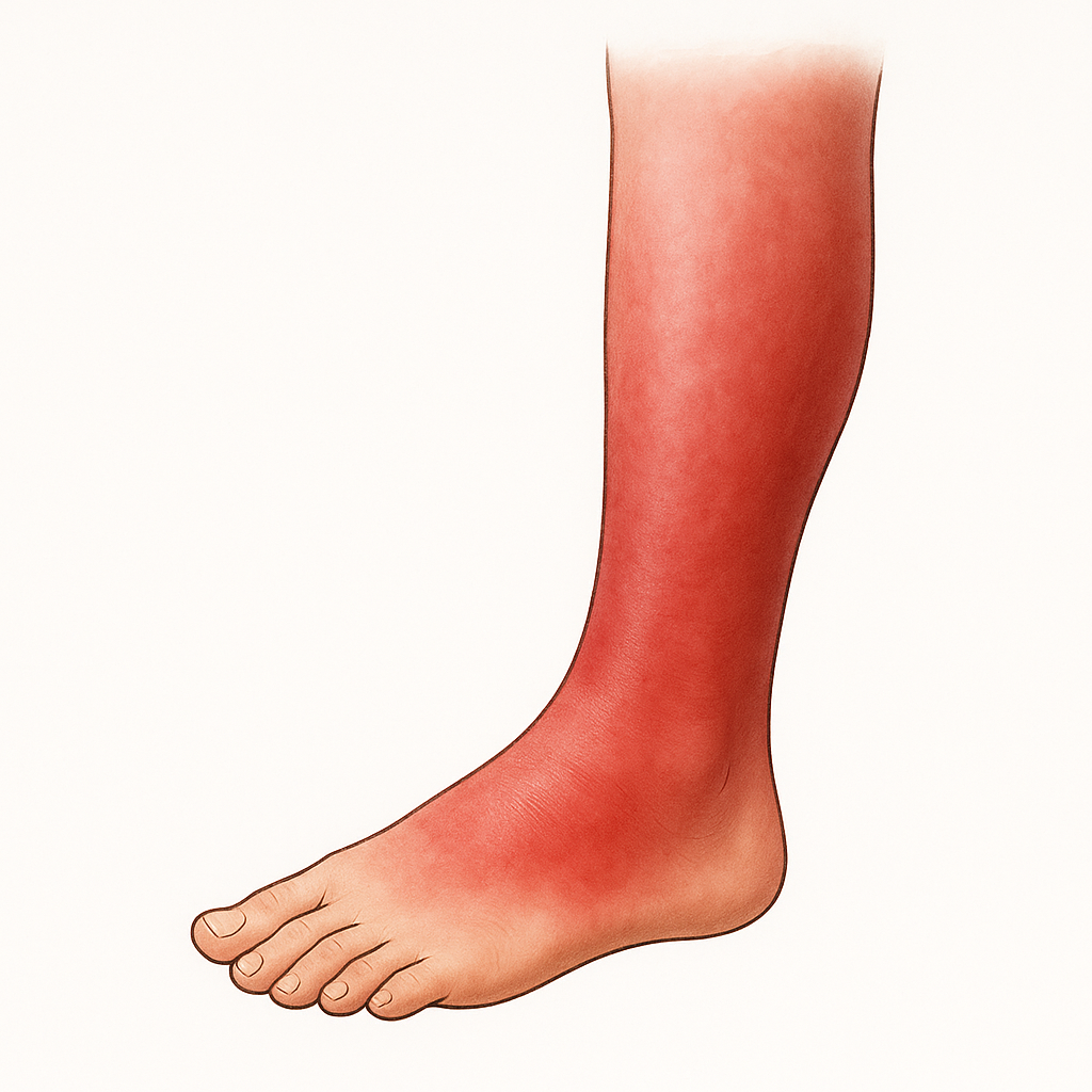 봉와직염에 관련된 사진