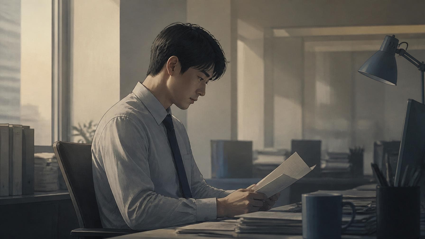 권고사직 통보를 받고 고민하는 직장인