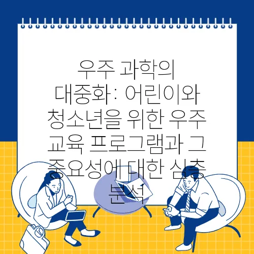 우주 과학의 대중화: 어린이와 청소년을 위한 우주 교육 프로그램과 그 중요성에 대한 심층 분석