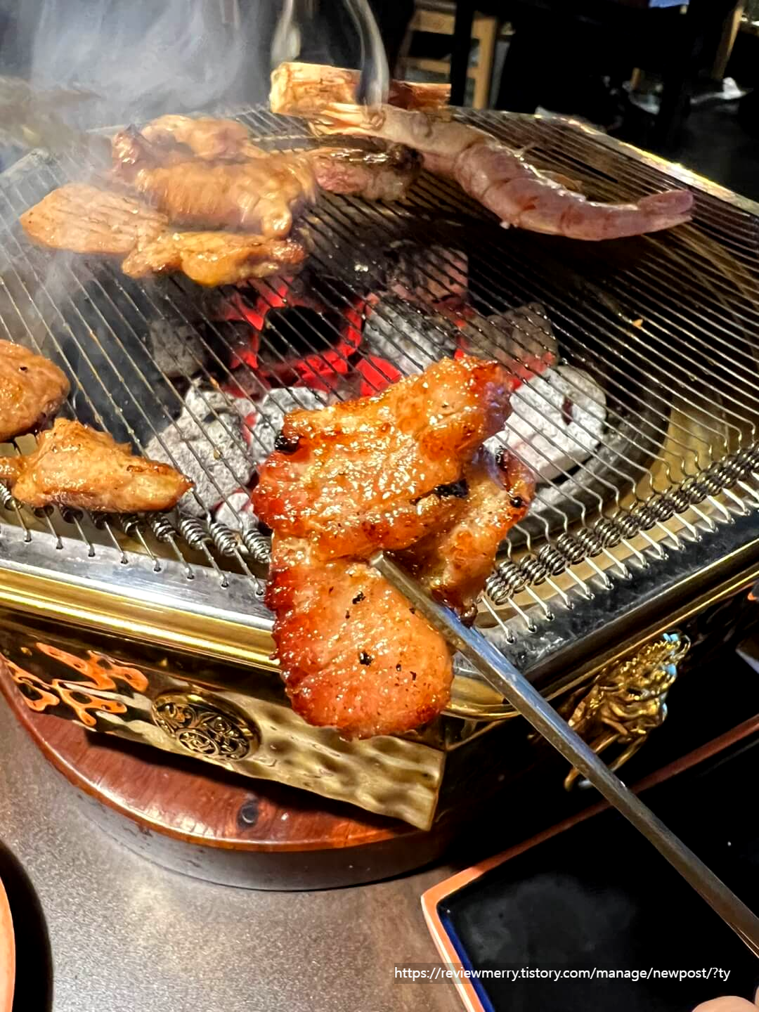 다 구운 갈비 확대사진