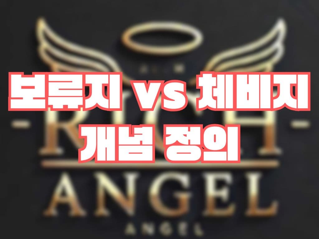 보류지 vs 체비지 개념 정의
