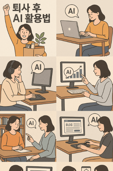퇴사 후 AI활용하는 방법들