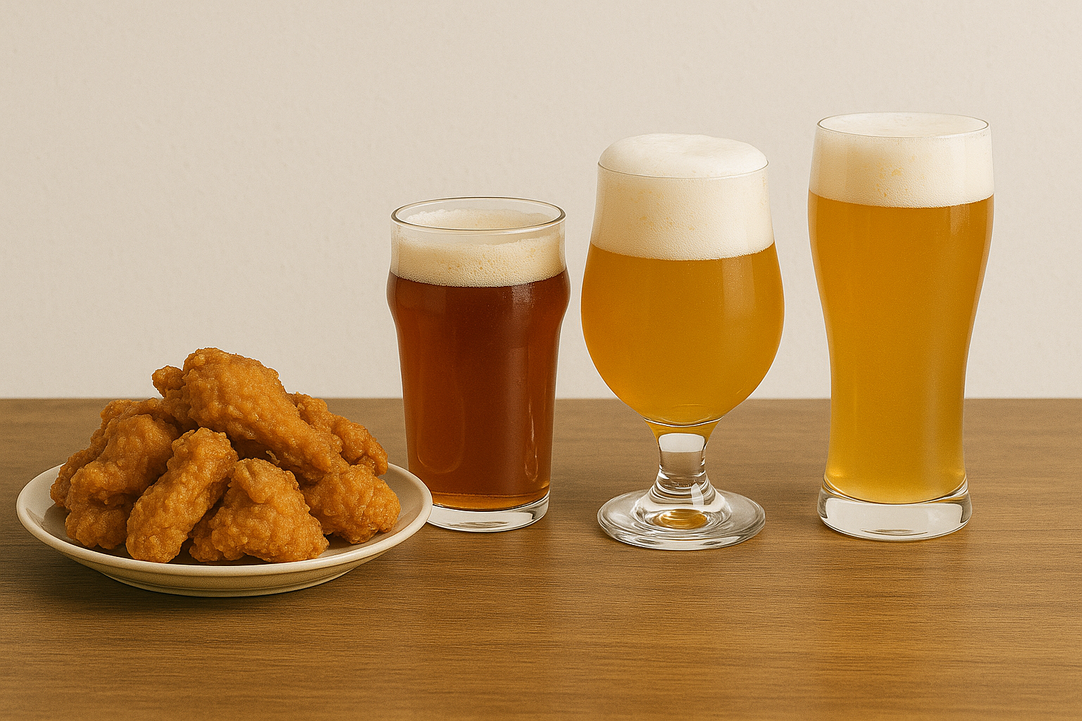 치맥과 수제맥주 라인업