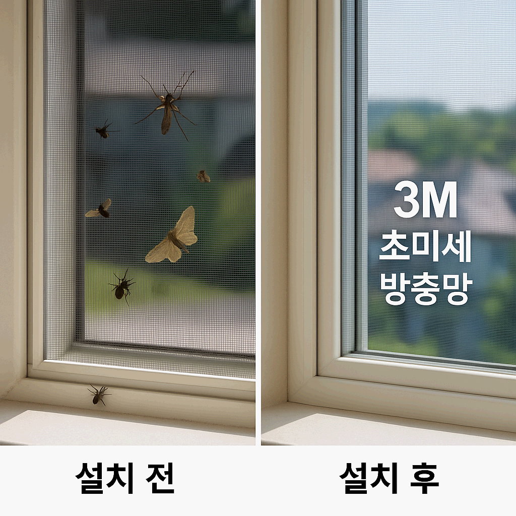 방충망 설치로 생활환경 해충 차단하기
