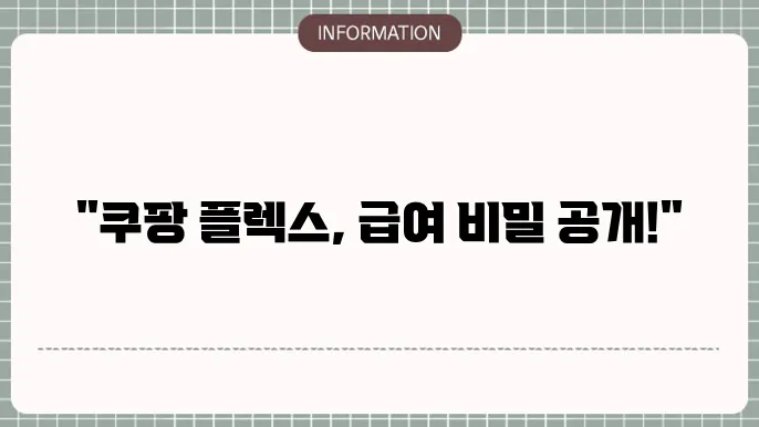 쿠팡 플렉스 어시스턴트로 일하는 팁