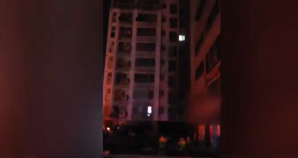 화재 아파트 현장