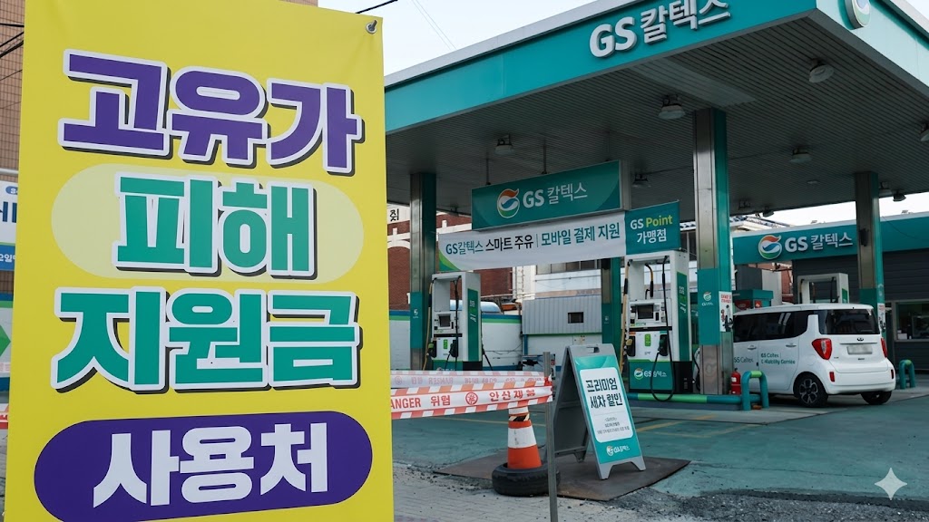 고유가 지원금 주유소 사용