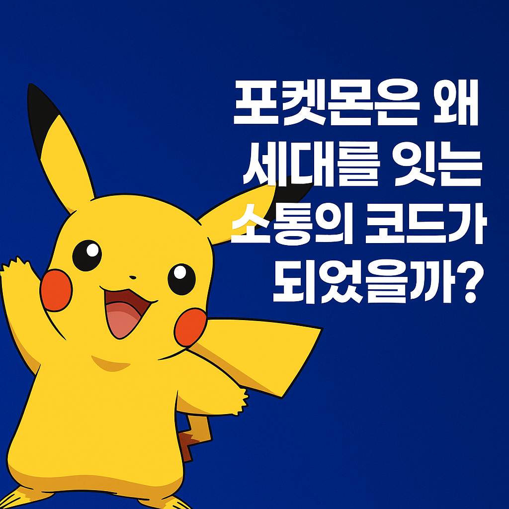 포켓몬은 왜 세대를 잇는 소통의 코드가 되었을까?