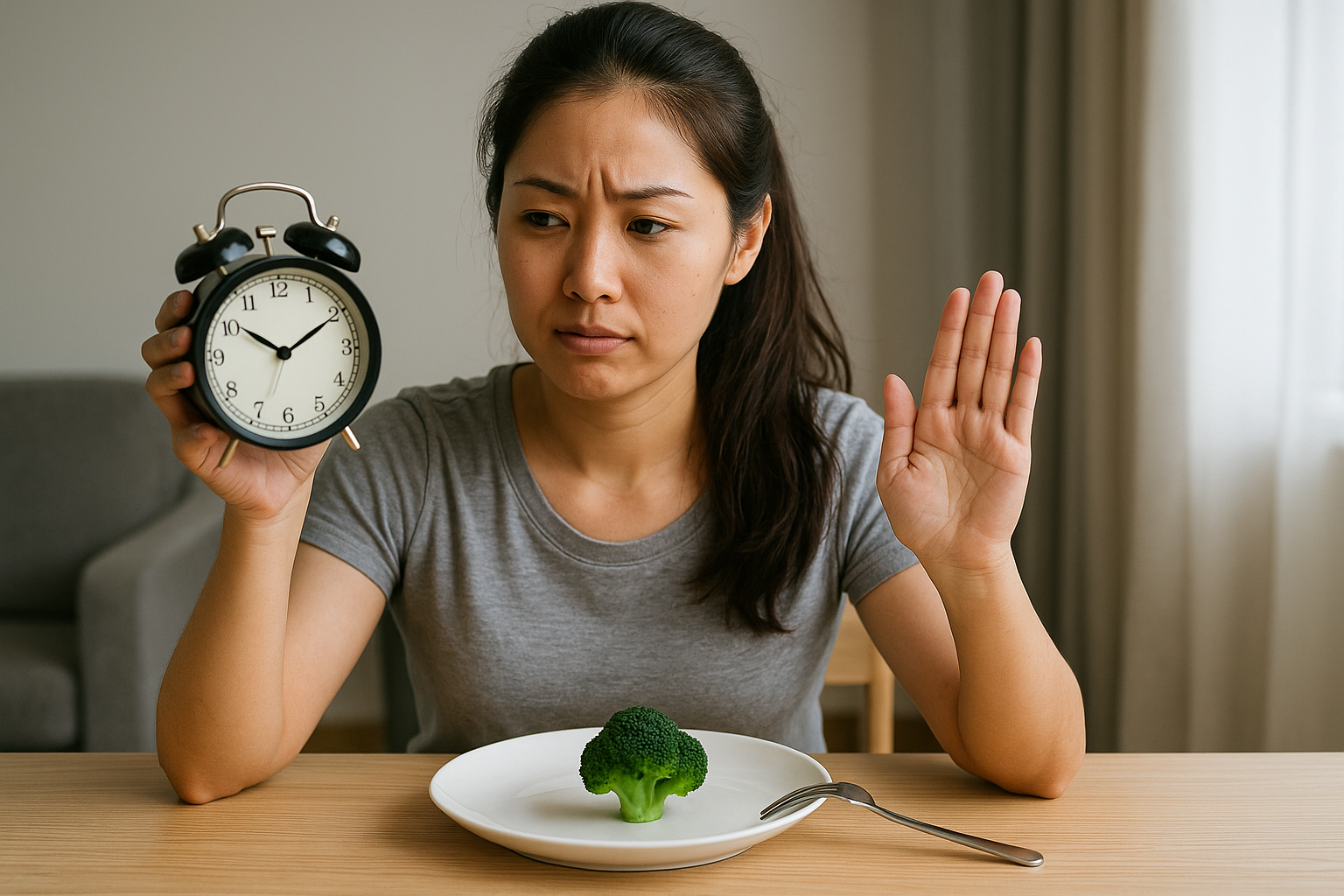 공복시간을 유지하는 다이어터