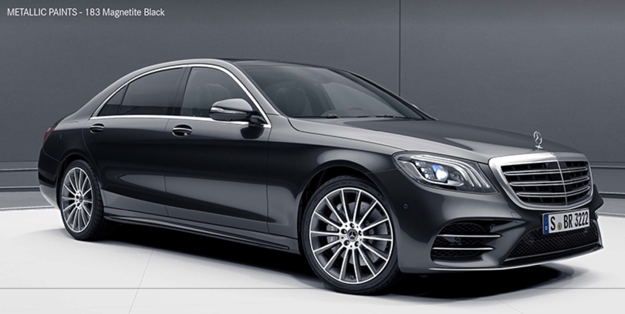 Magnetite Black( 색상코드 : 183) 벤츠 S 클래스 Magnetite Black( 색상코드 : 183)
