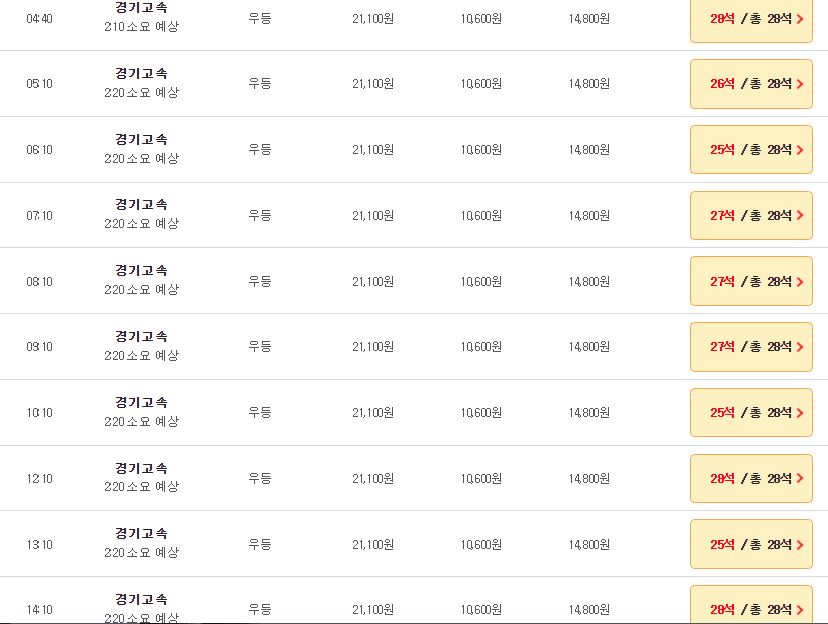 이천 인천공항 리무진 버스 시간표 요금 예약 방법 8829번