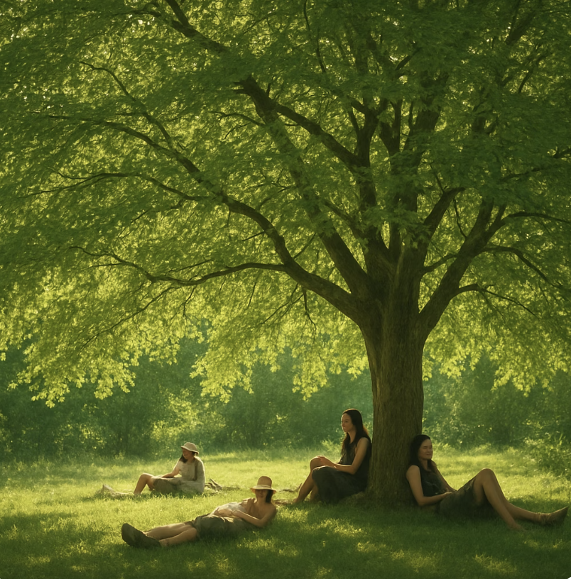 여름: 시원한 녹색 그늘을 선물하다