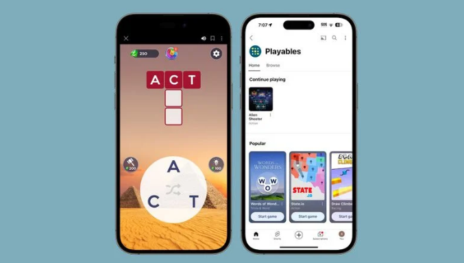 유튜브가 'Playables'라는 새로운 모바일 게임 기능을 iOS에서 출시(출처-macrumors)