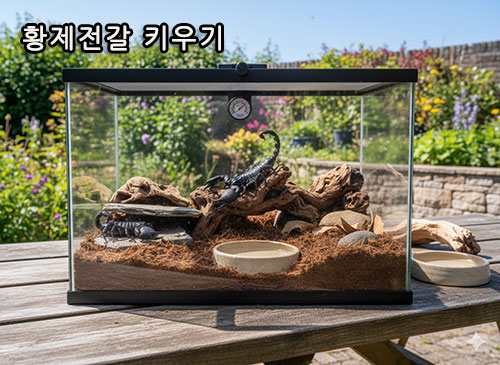 황제전갈 키우기