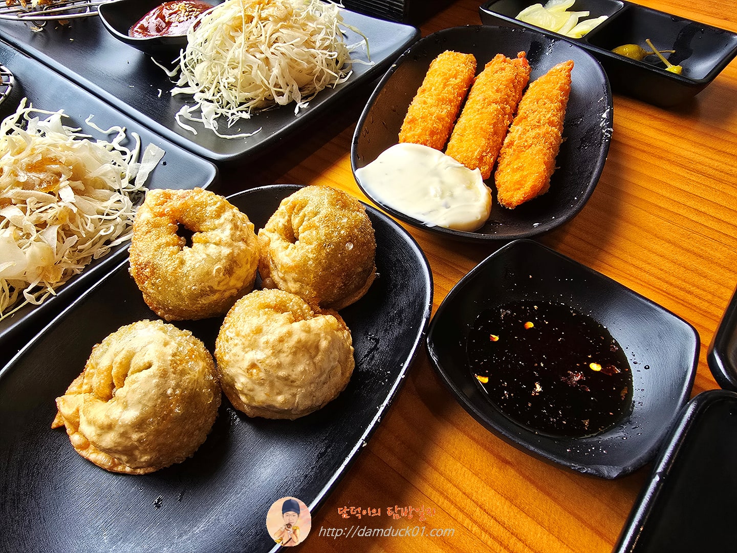 군만두, 대게튀김