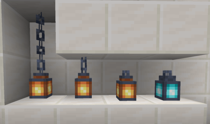 설치 방식에 따라 모양이 다양하게 바뀌는 랜턴