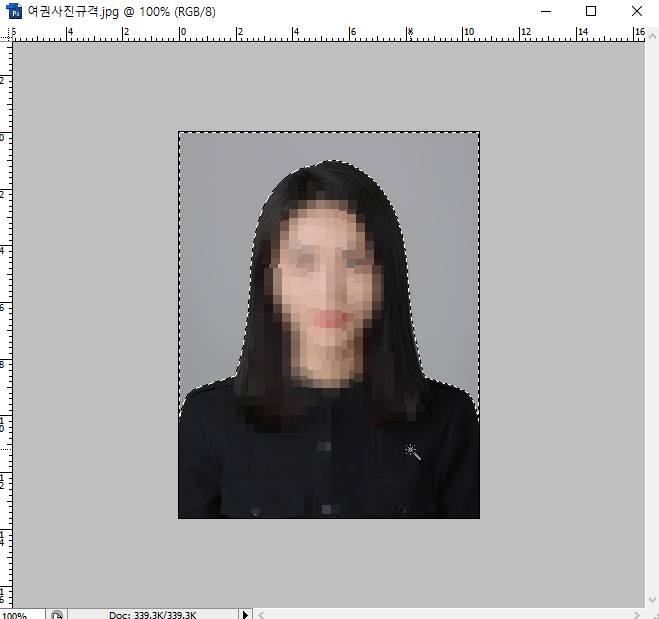 여권 사진 규격 맞추기