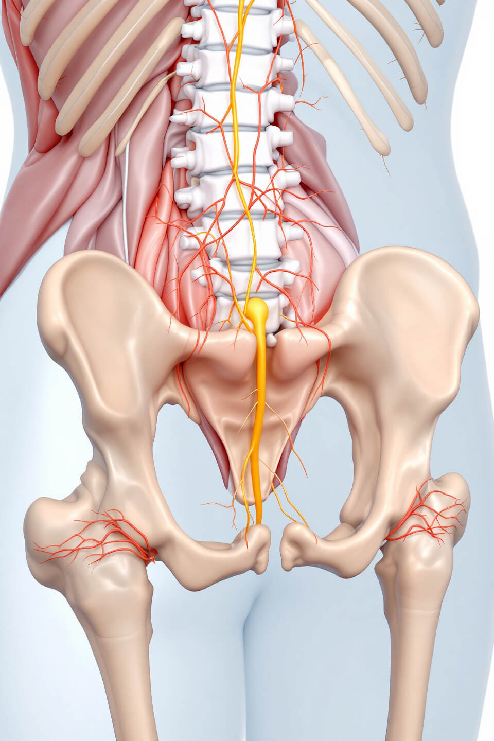 꼬리뼈 사진입니다.