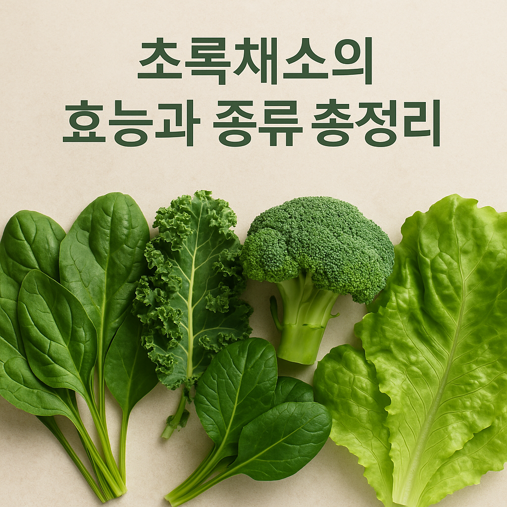 초록채소의 효능과 종류 총정리