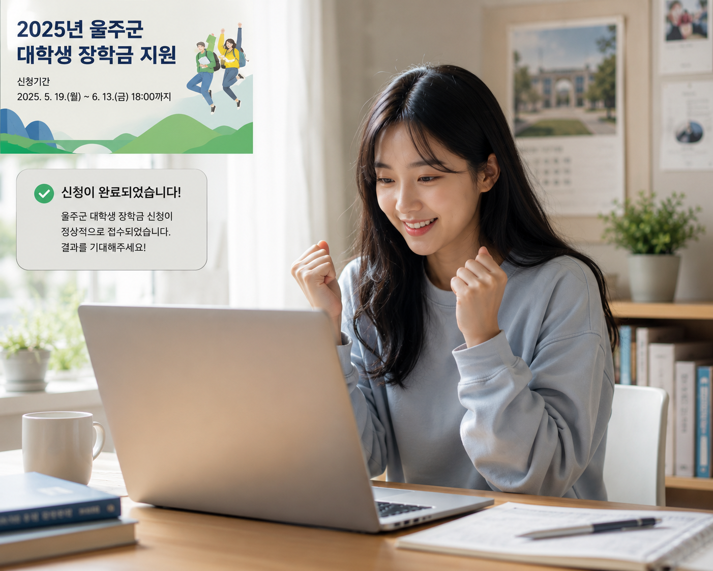 울주군 대학생 장학금 작년에 받았다면? 70만원&middot;150만원 신청 대상이 다른 이유