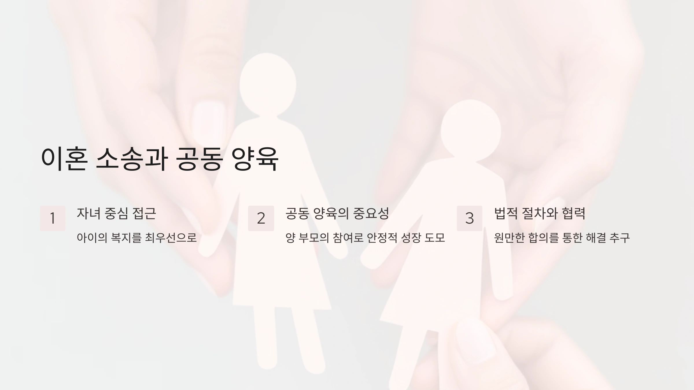이혼 소송, 자녀 복지를 위한 공동 양육의 놀라운 3가지 법적 조정 방법!