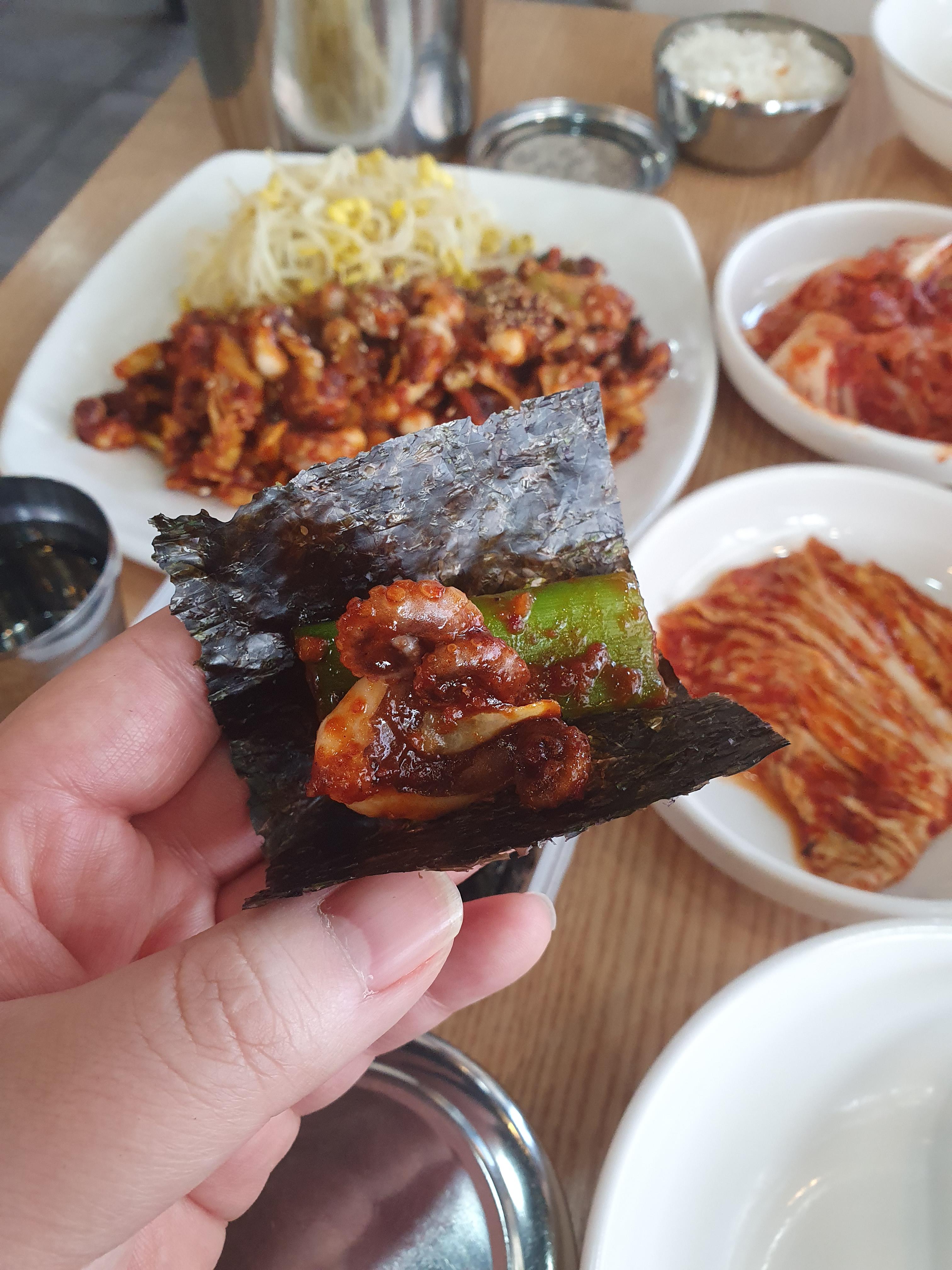 쭈꾸미랑 칼국수랑 궁합이 너무 좋음 ^^