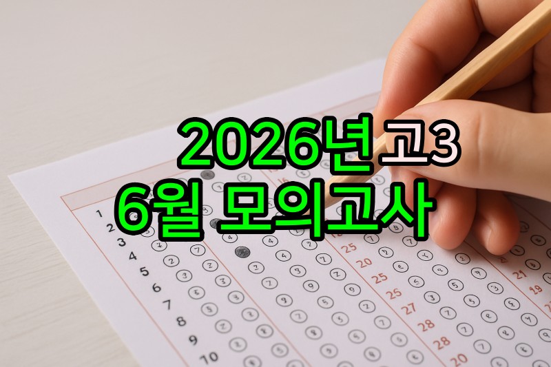2026 6월 모의고사 답지 정리 고3