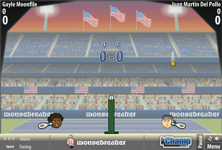 2인용-대두테니스-플래시게임-시작-화면