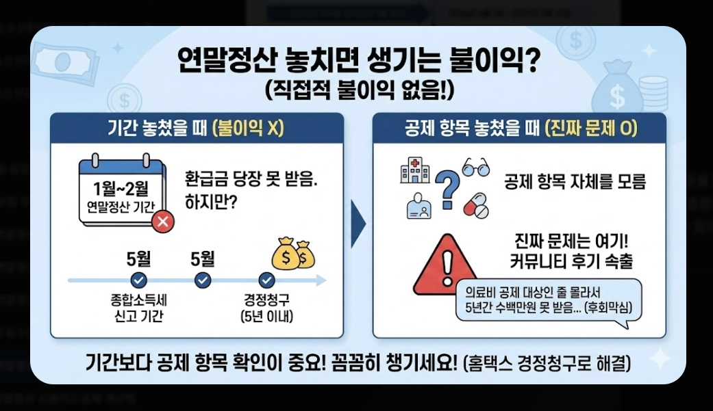 연말정산기간 지나면 환급받는 법 완벽 가이드 2026