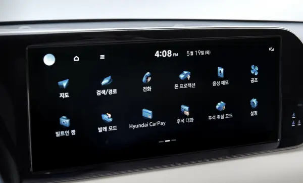 팰리세이드 실내 디자인 모습