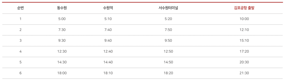 4300-1번-공항버스-전체-시간표