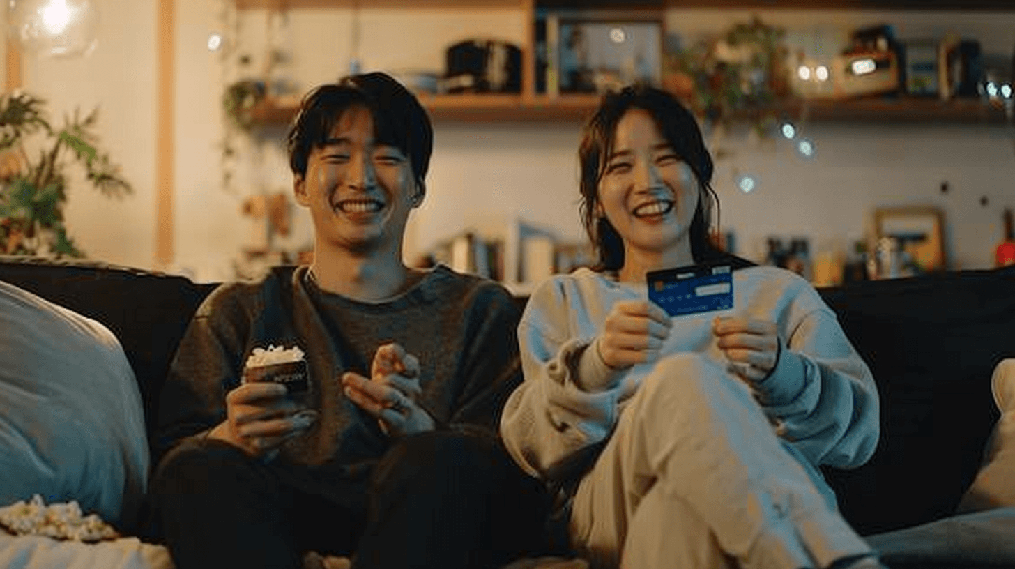 즐거운-모습의-커플-이미지