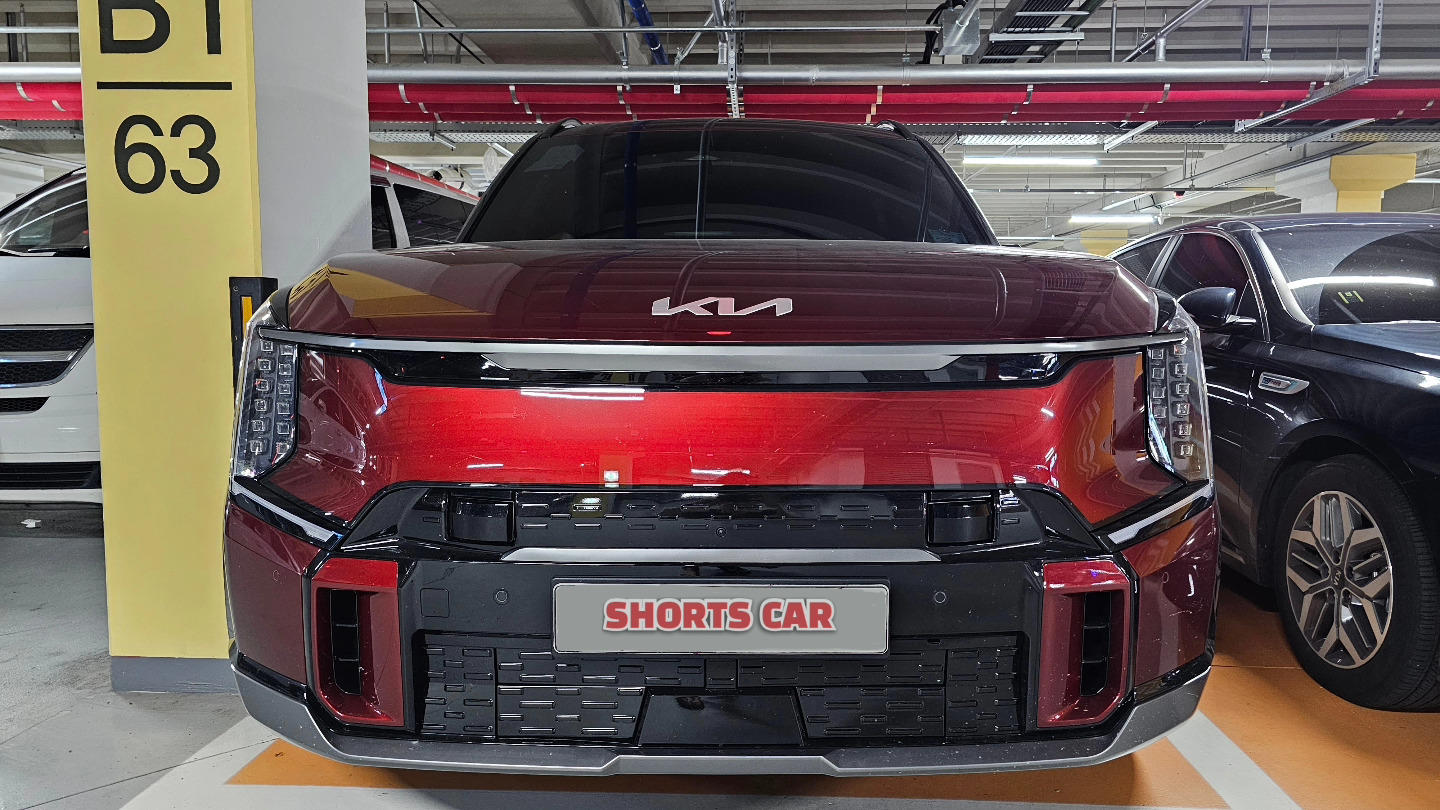 기아 EV9 자율주행자동차 시험운행 테스트카 스파이샷