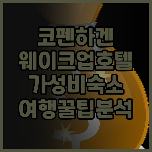 코펜하겐 여행객 필독 웨이크업 코펜하..