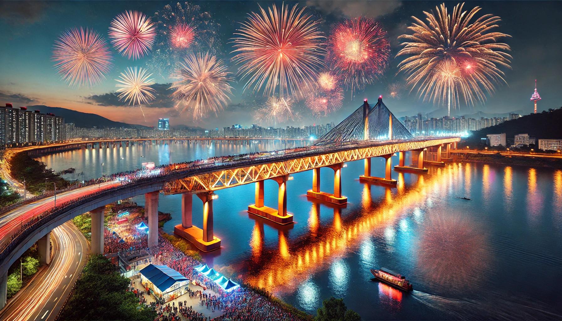 불꽃축제 서강대교