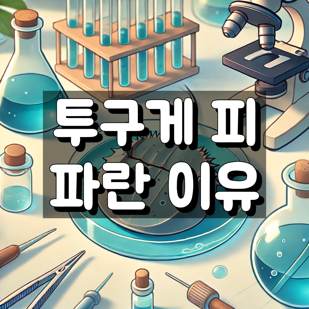 투구게 피 파란 이유 대표 이미지