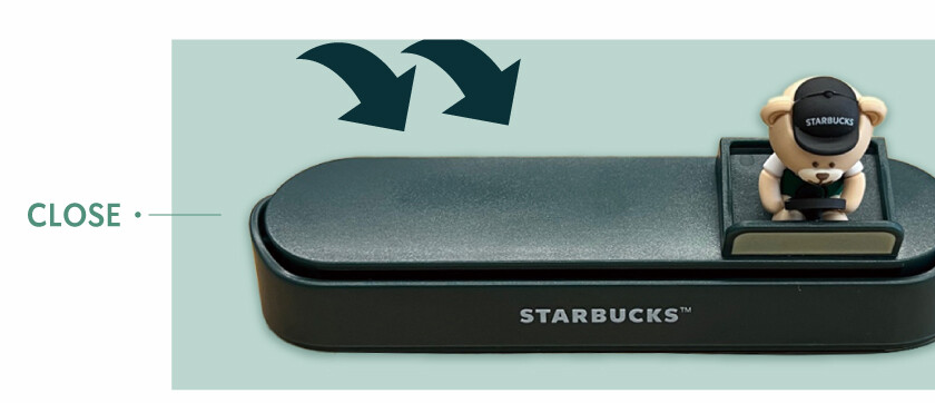 베어리스타 주차번호판 닫았을때 모습