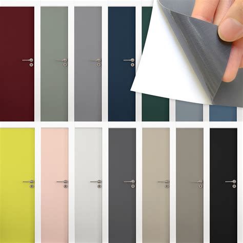 문 시트지 시공