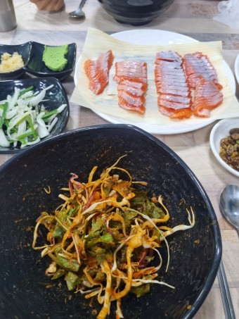 송어회 송어매운탕