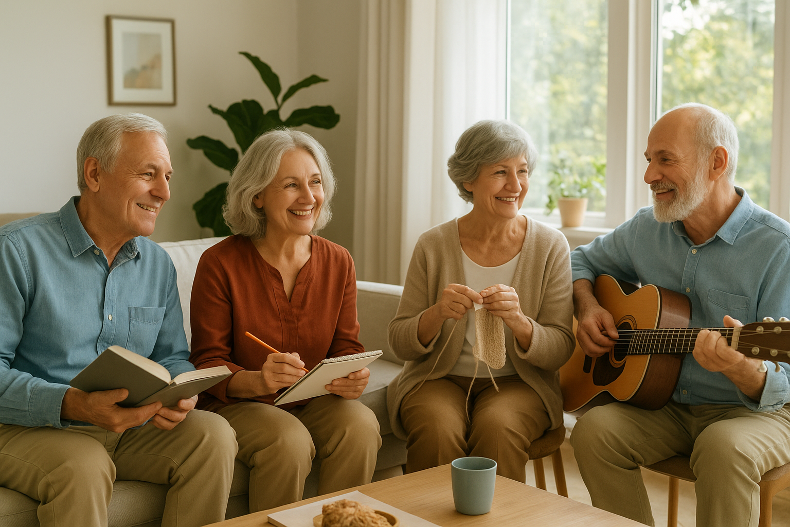 황혼 취미 생활 이미지