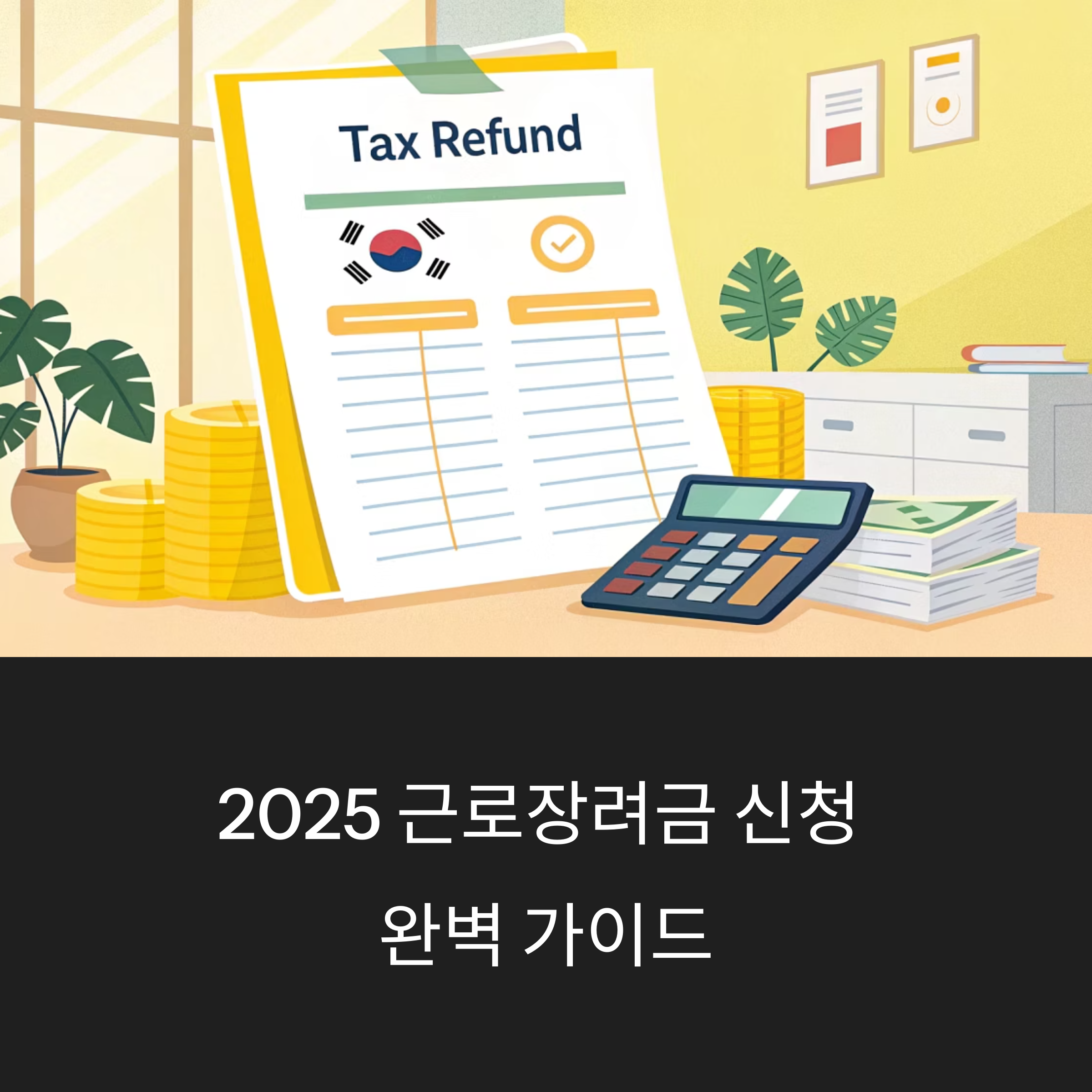 2025 근로장려금 신청 서류 준비 방법 총정리