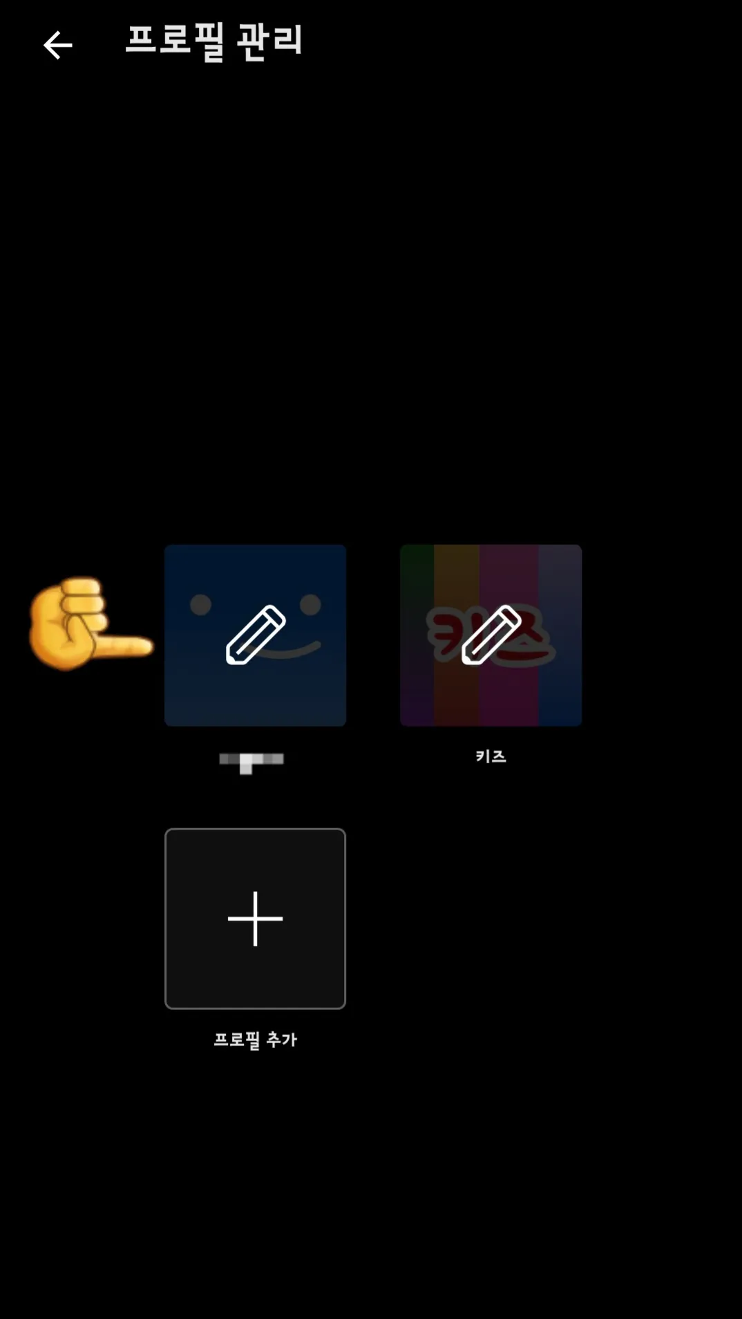 넷플릭스-잠금하고-싶은-프로필-선택