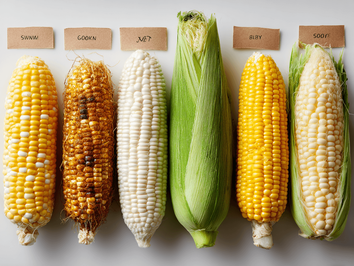6가지의-다른-옥수수이미지