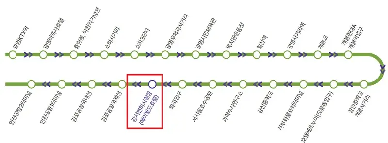 강서면허시험장 인천공항 공항버스 노선