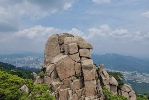 도봉산 꼭대기